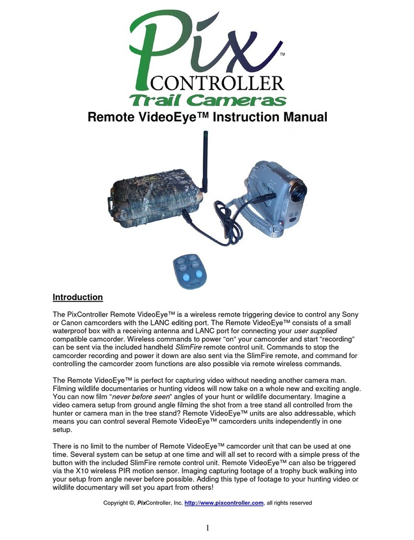 Pix Controller Remote VideoEye User manual