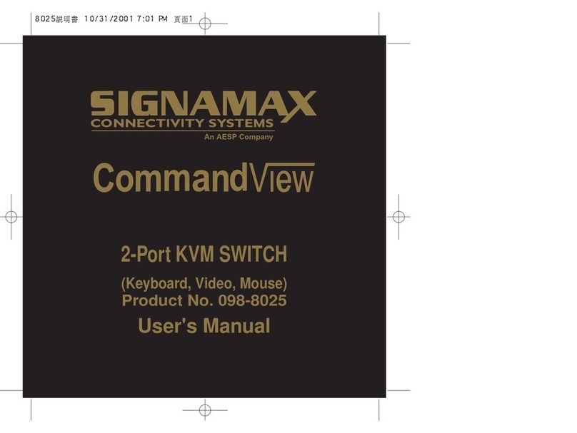 SignaMax CommandView 098-8025 user manual