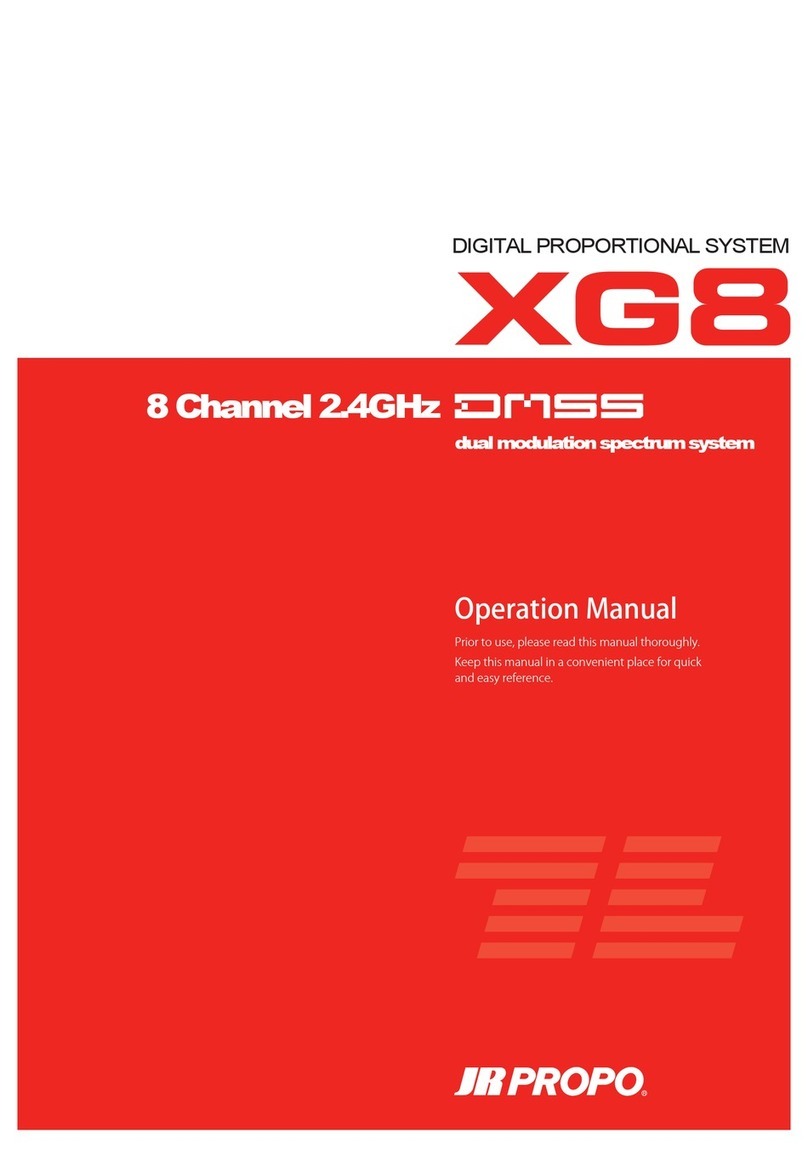 JR ProPo XG8 User manual