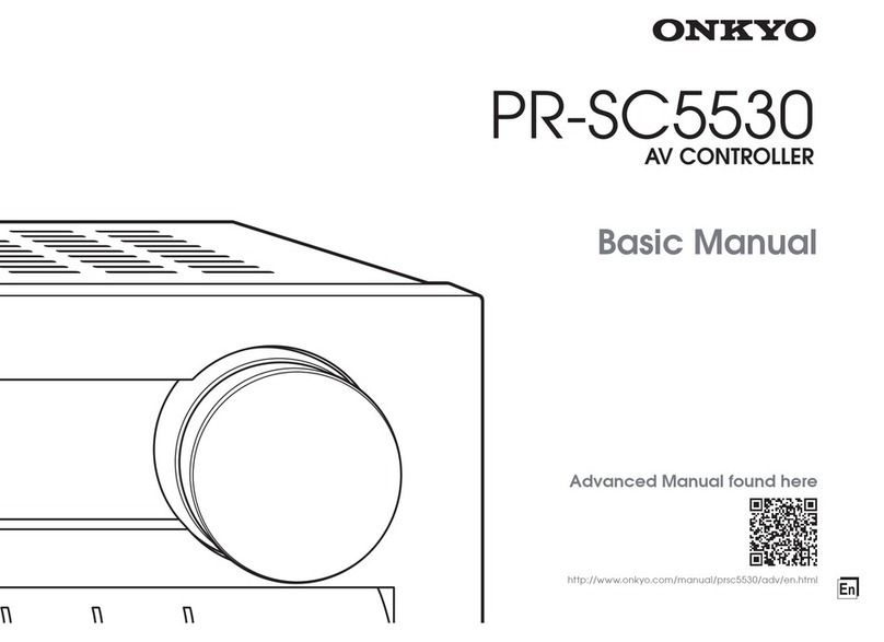 Onkyo PR-SC5530 Installation guide