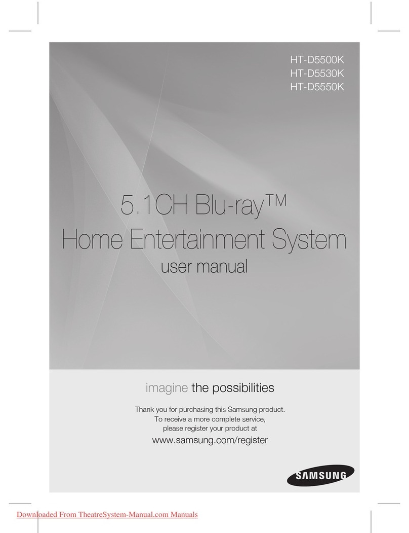 Samsung HT-D5500K User manual