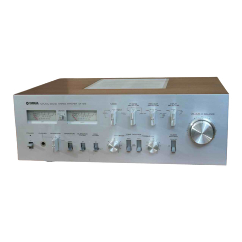 Yamaha CA1010 User manual Yamaha CA1010 User manual