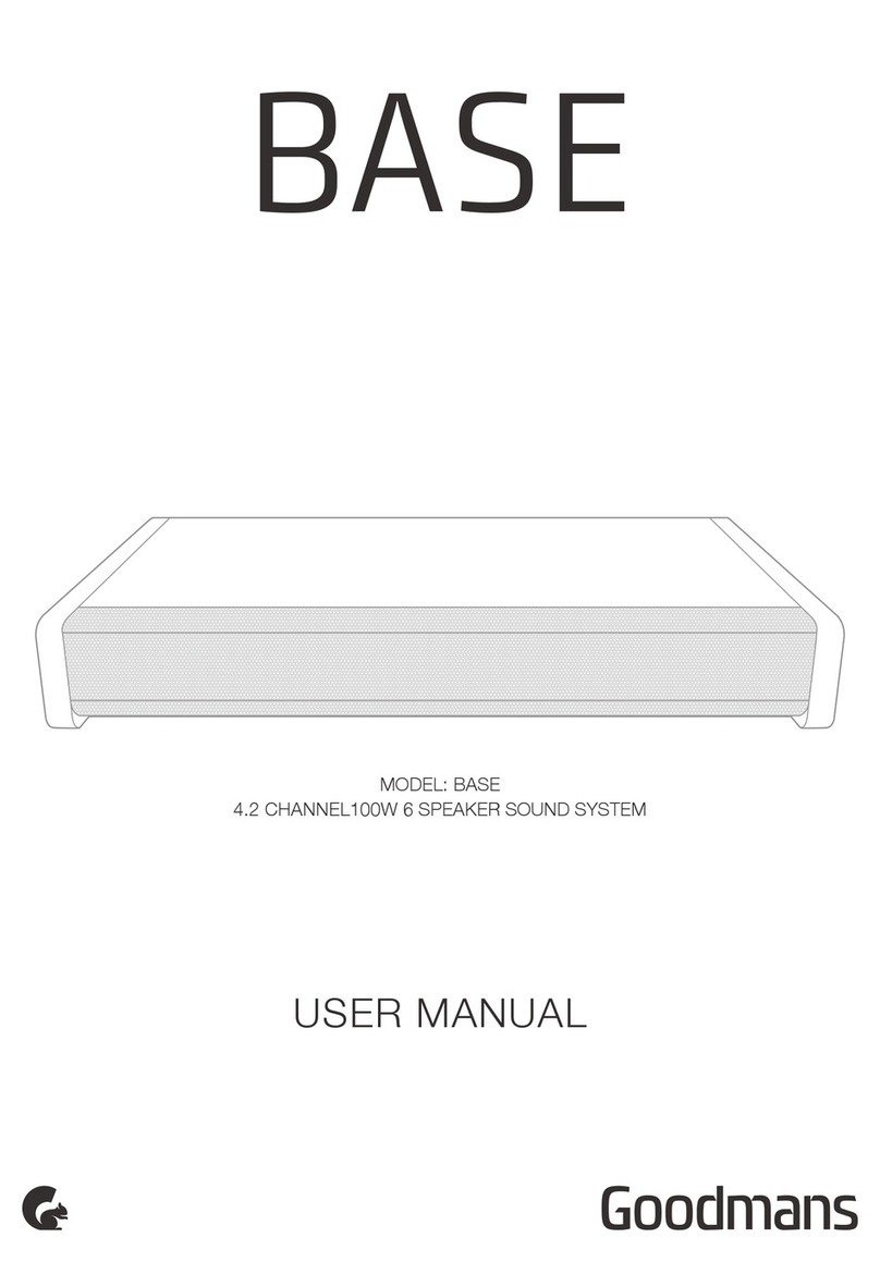 Goodmans BASE User manual Goodmans BASE User manual