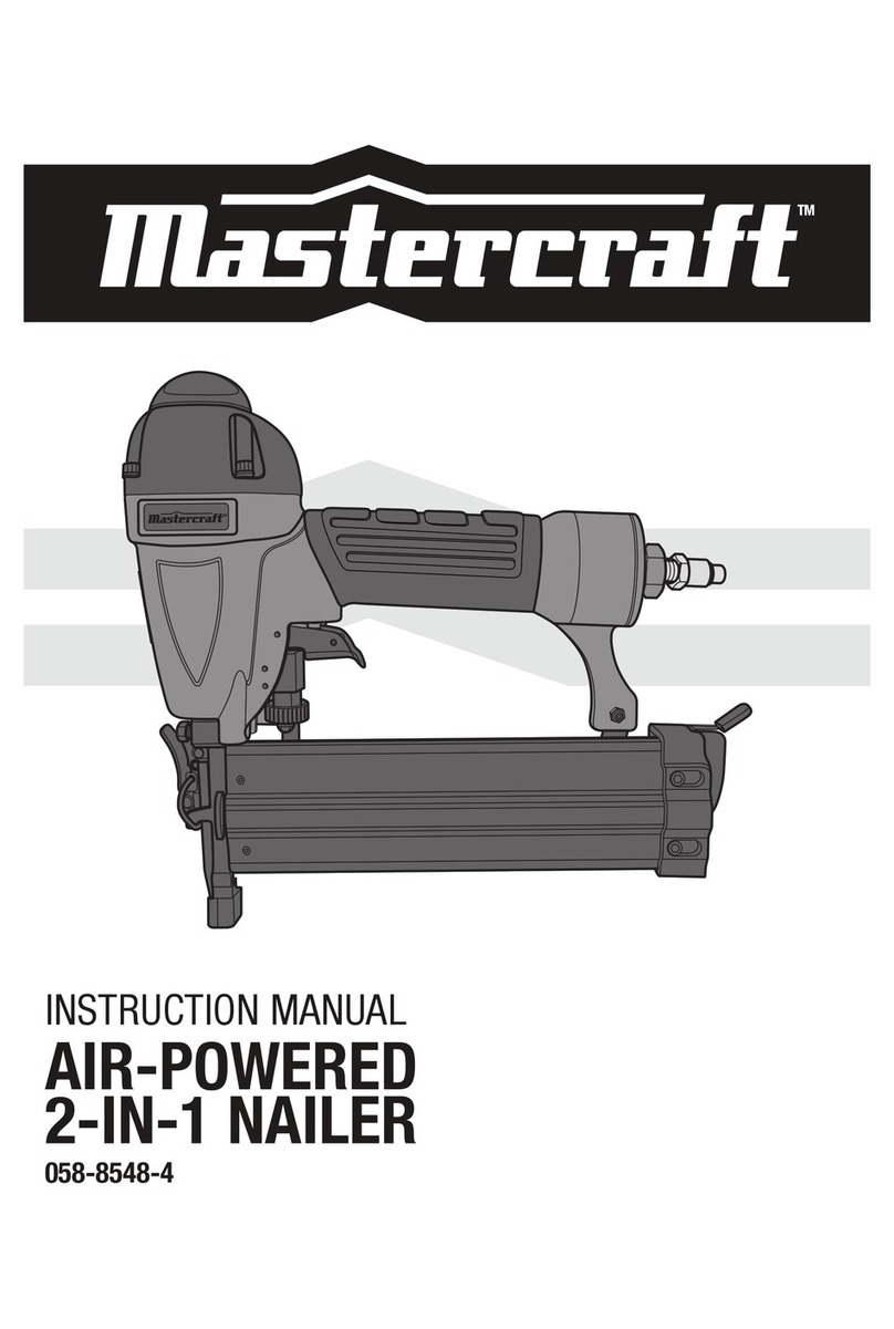 MasterCraft AIR-POWERED 2-IN-1 NAILER instruction manual