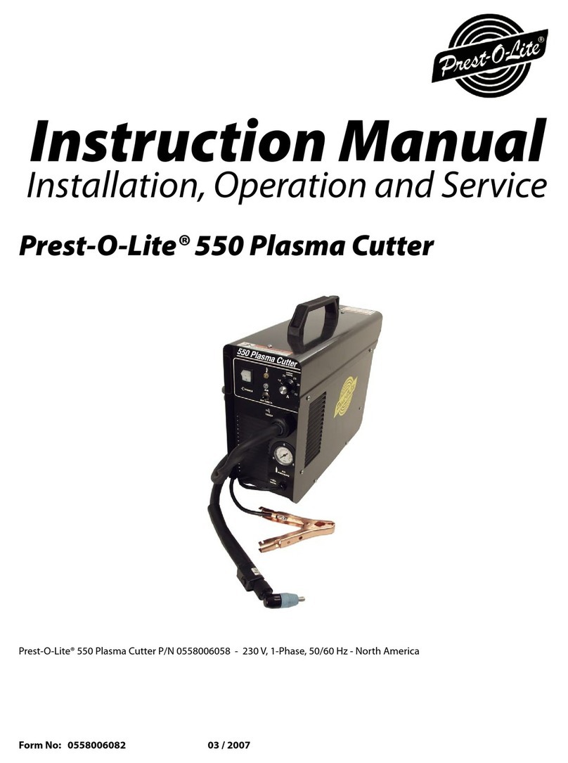 Prest-O-Lite 550 instruction manual Prest-O-Lite 550 instruction manual