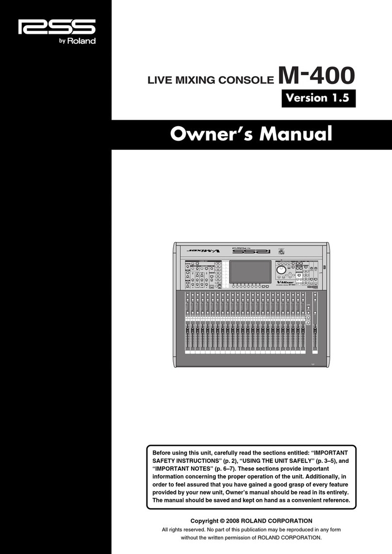 RSS M-400 User manual