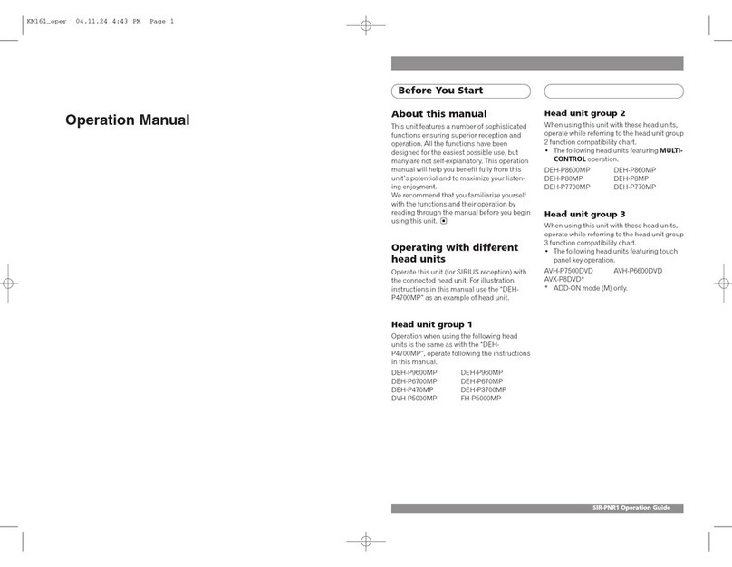 Pioneer DEH-P4700MP Operation manual