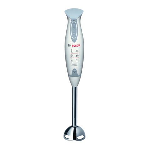 Bosch MSM63 Series User manual