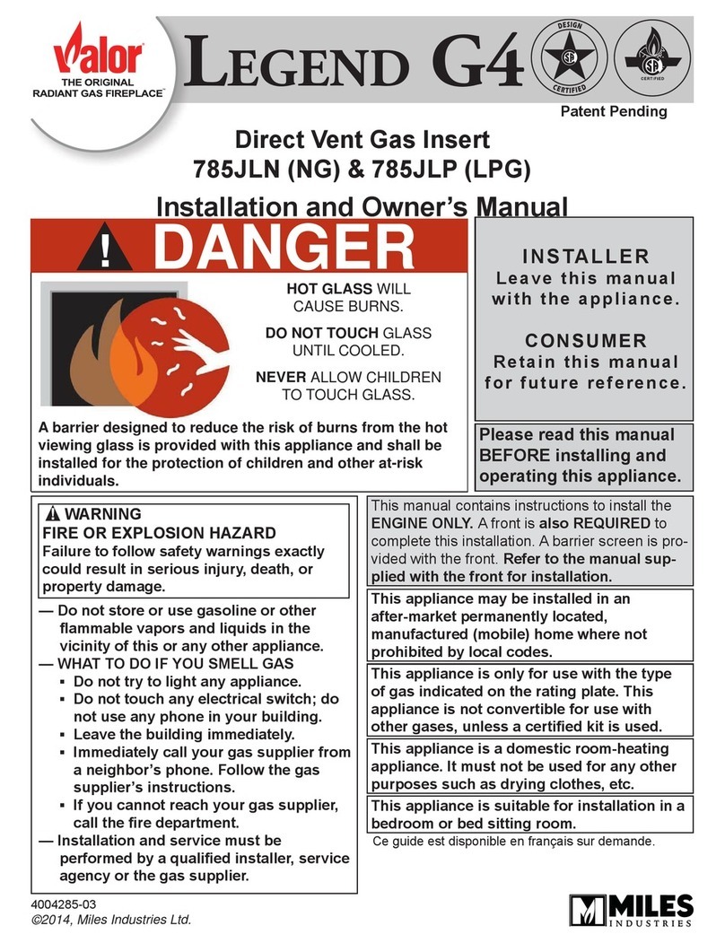 Valor 785JLN owner's manual