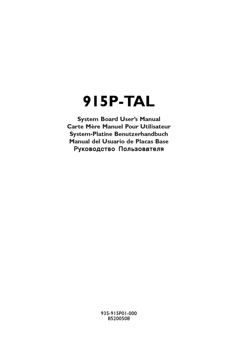 DFI 915P-TAL User manual