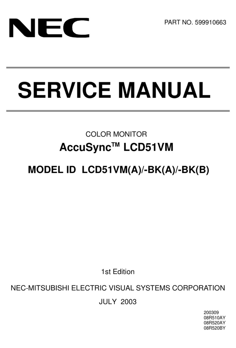 NEC AccuSync LCD51VM User manual