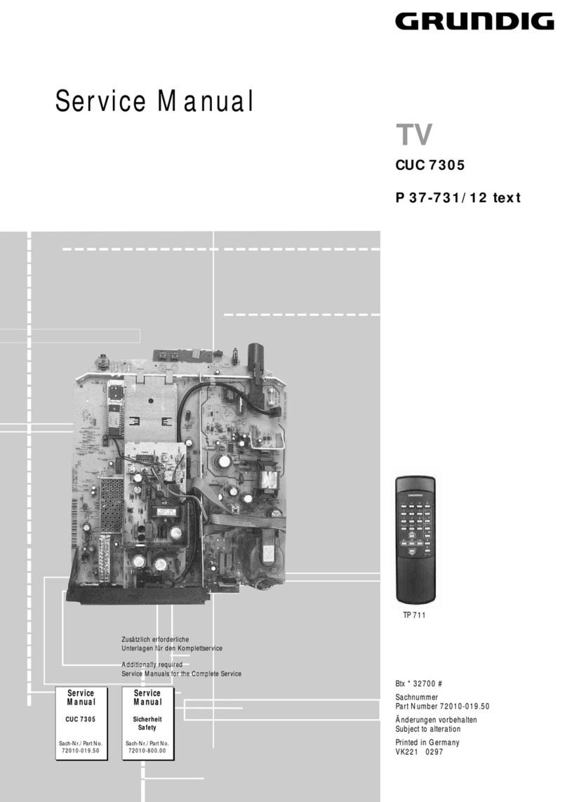Grundig CUC 7305 User manual