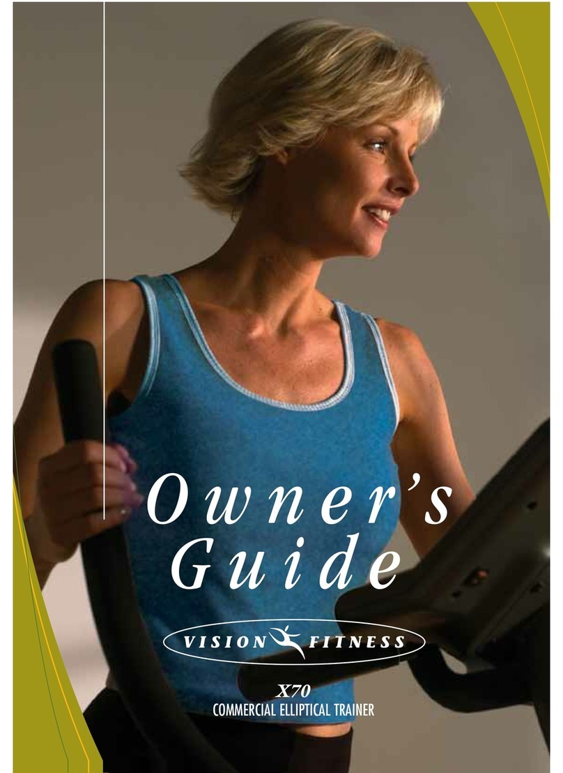 Vision Fitness X70 owner's guide Vision Fitness X70 owner's guide