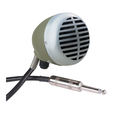 Shure 520DX User manual Shure 520DX User manual