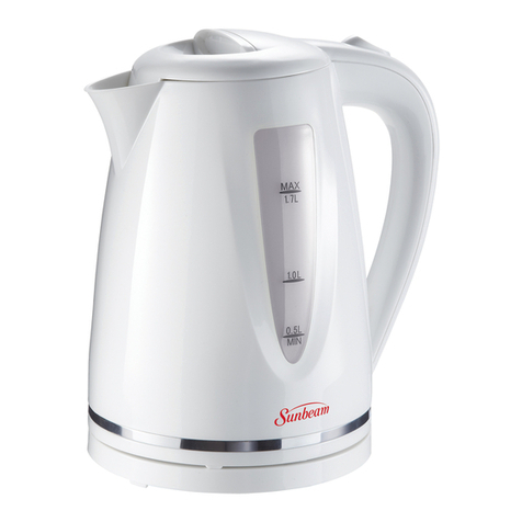 Sunbeam BVSBKT1703 Series User manual