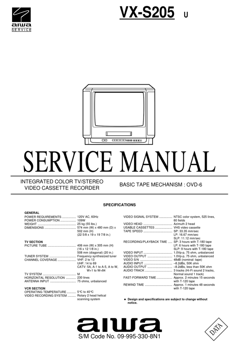 Aiwa VX-S205 Service manual