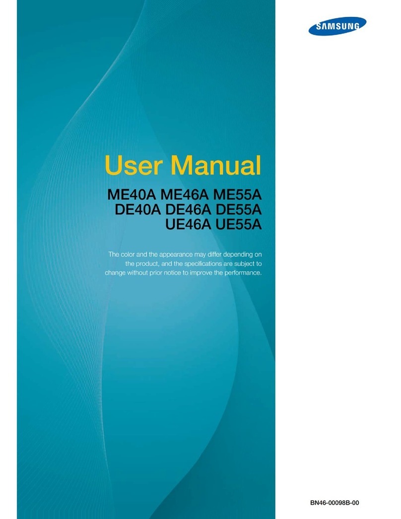 Samsung SyncMaster ME40A User manual