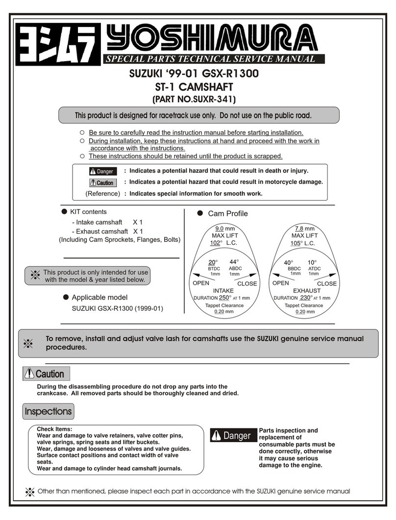 Yoshimura 1999-2001 GSX-R1300 Service manual