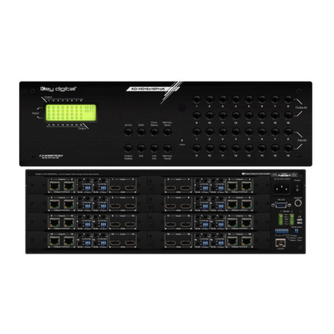 Key Digital KD-HD16x16ProK User manual