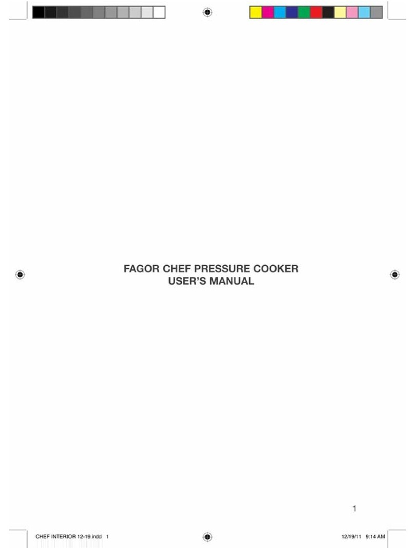 Chef Fagor User manual