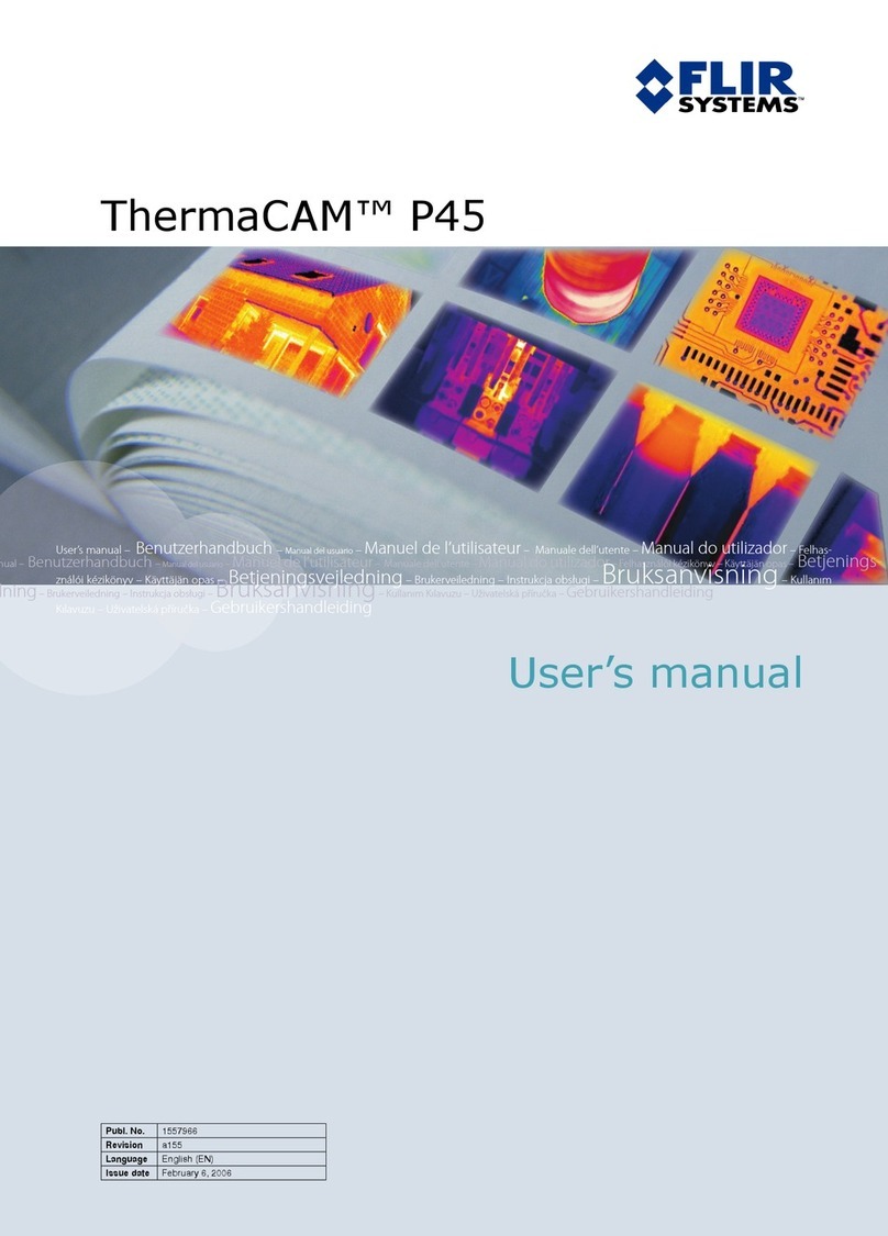 FLIR ThermaCAM P45 User manual FLIR ThermaCAM P45 User manual