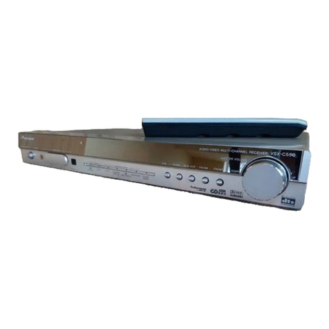 Pioneer VSX-C550 operating instructions