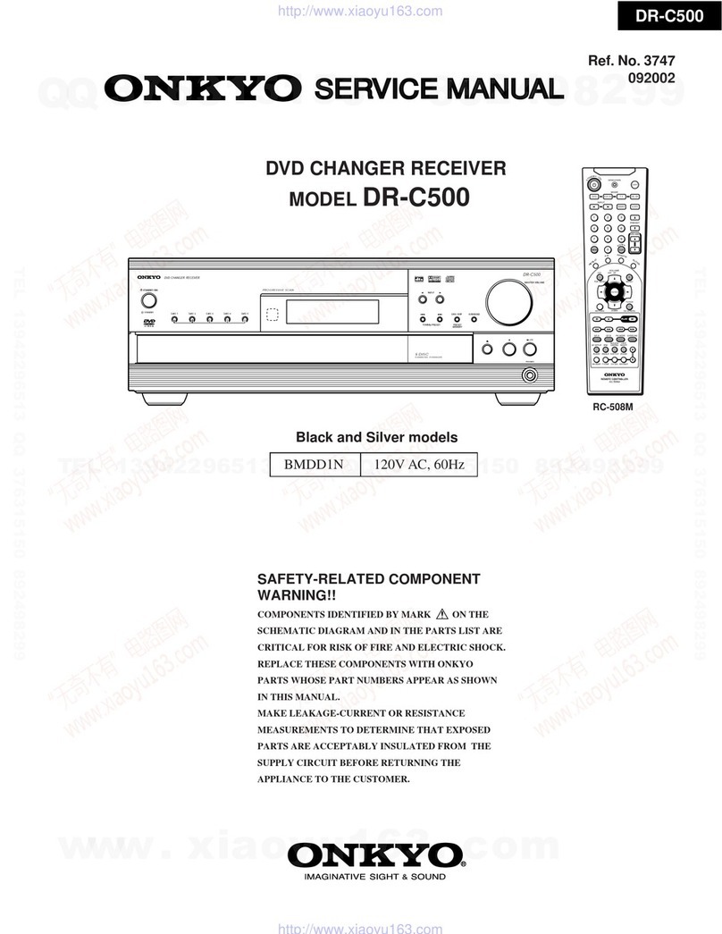 Onkyo DR-C500 Service manual