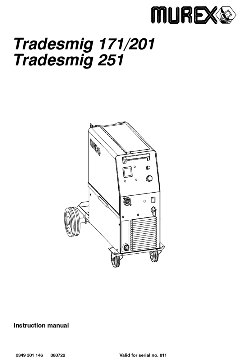 Murex Tradesmig 171 instruction manual