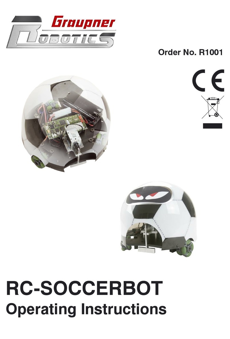 GRAUPNER RC-SOCCERBOT operating instructions