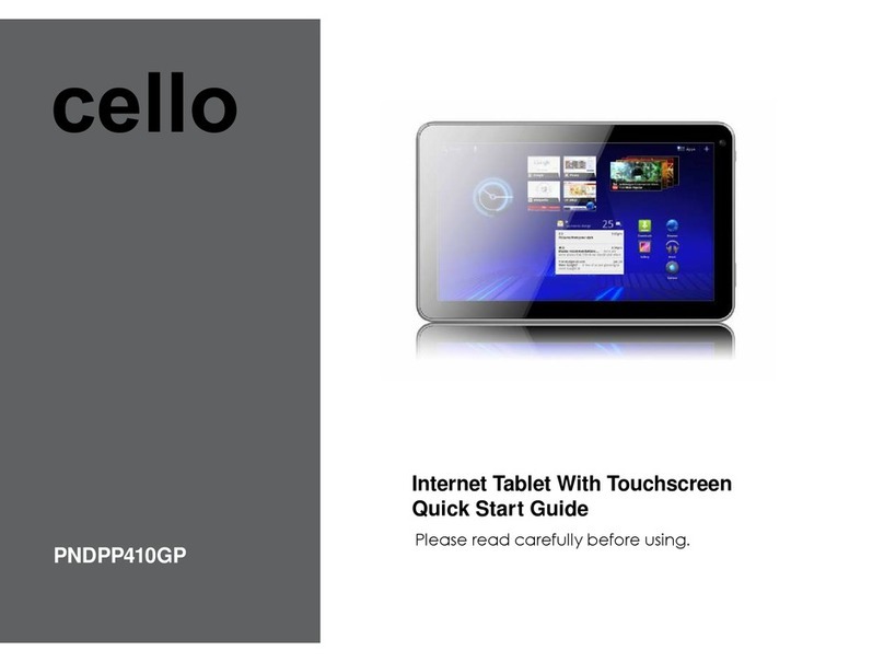 Cello PNDPP410GP quick start guide