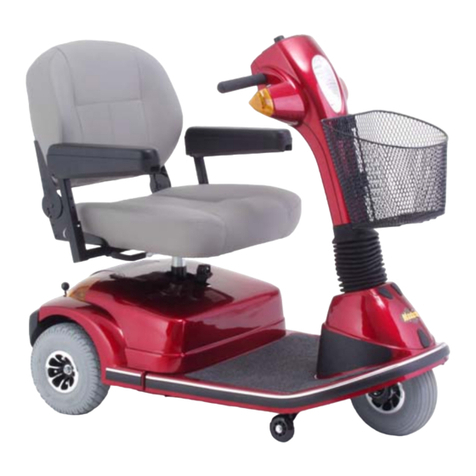 Pride Mobility Maxima Scooter SC940 owner's manual