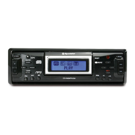 Roadstar CD240MPR Instruction book