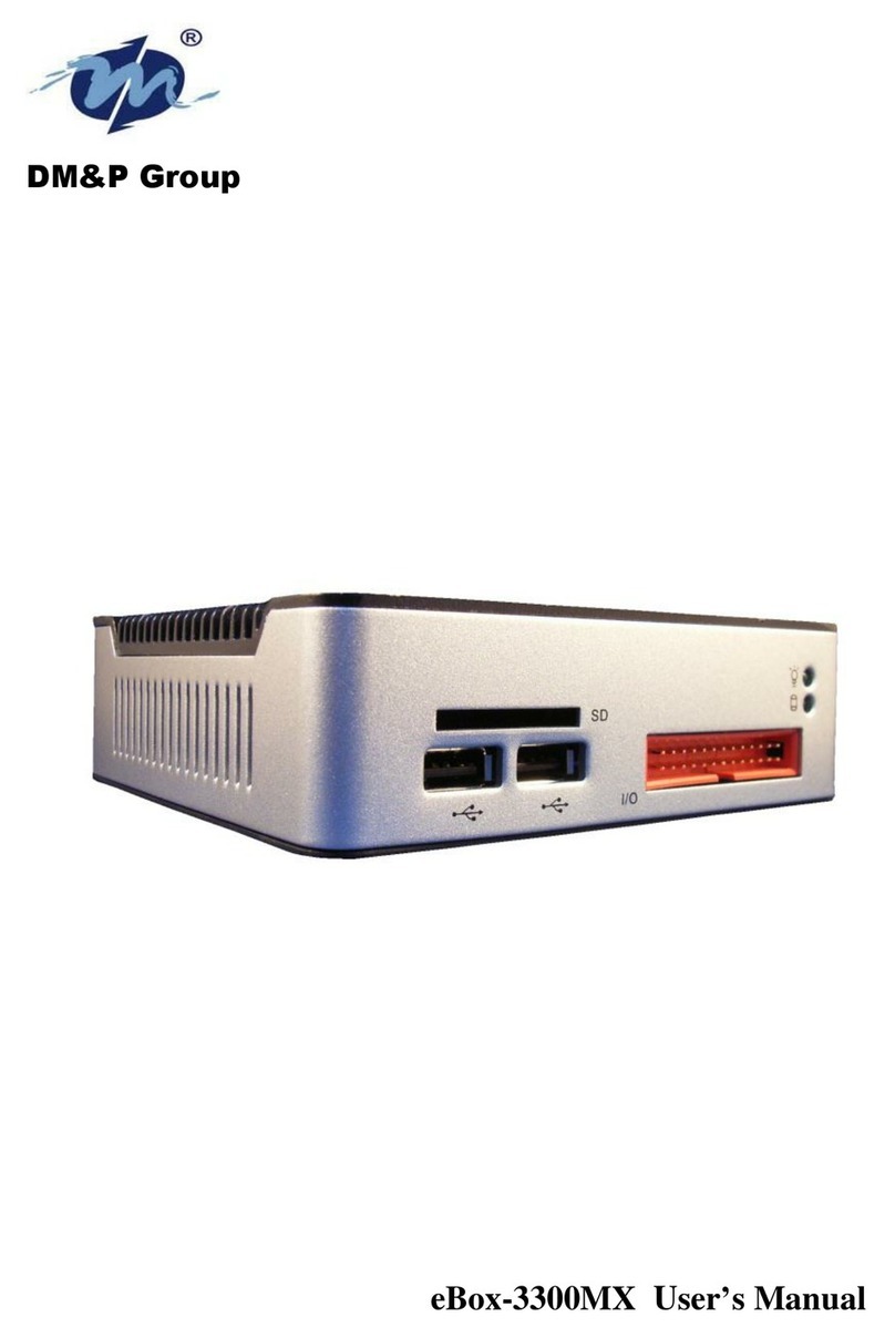 DMP Electronics EBOX-3300MX Series User manual