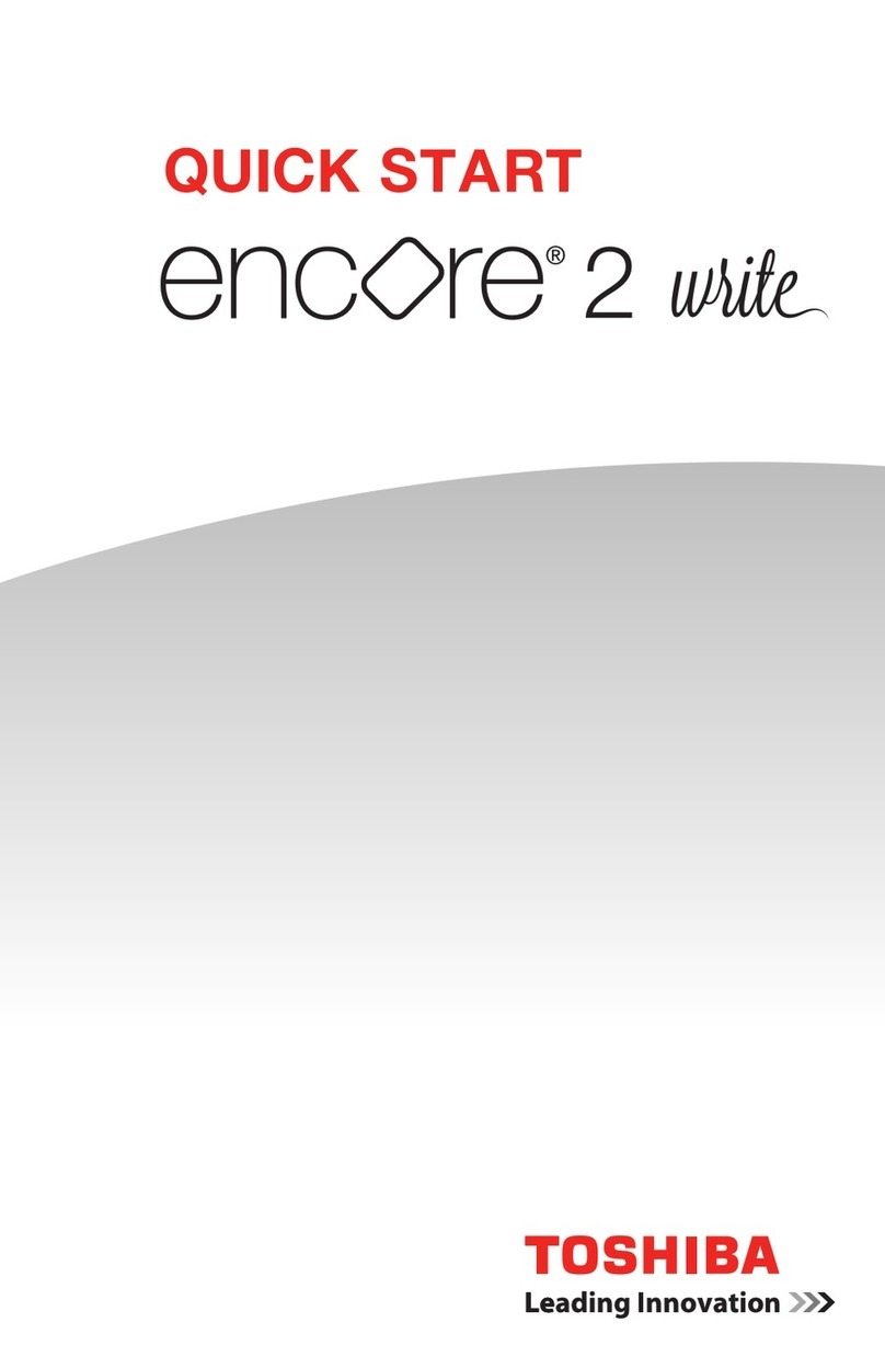 Toshiba Encore 2 Write User manual