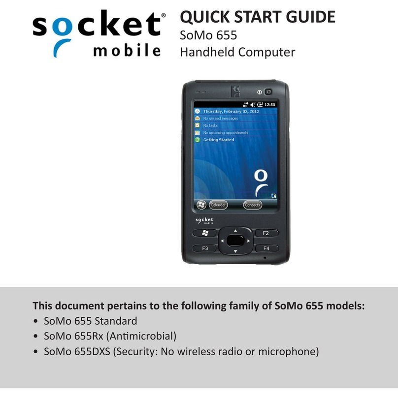 Socket SoMo 655 Standard User manual