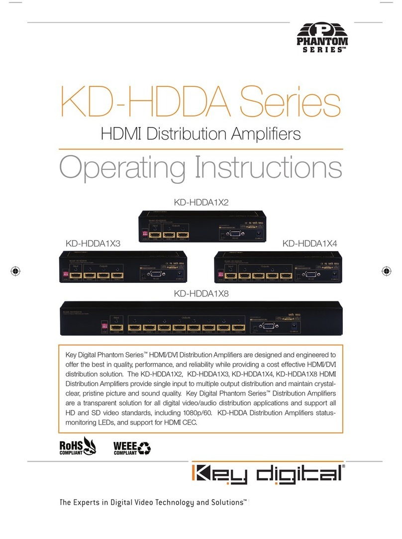 Phantom KD-HDDA1X2 operating instructions
