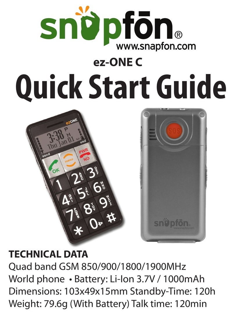 Snapfon ez-ONE C quick start guide