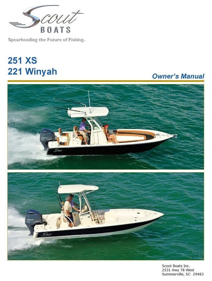 Scout Boats 251 XS owner's manual