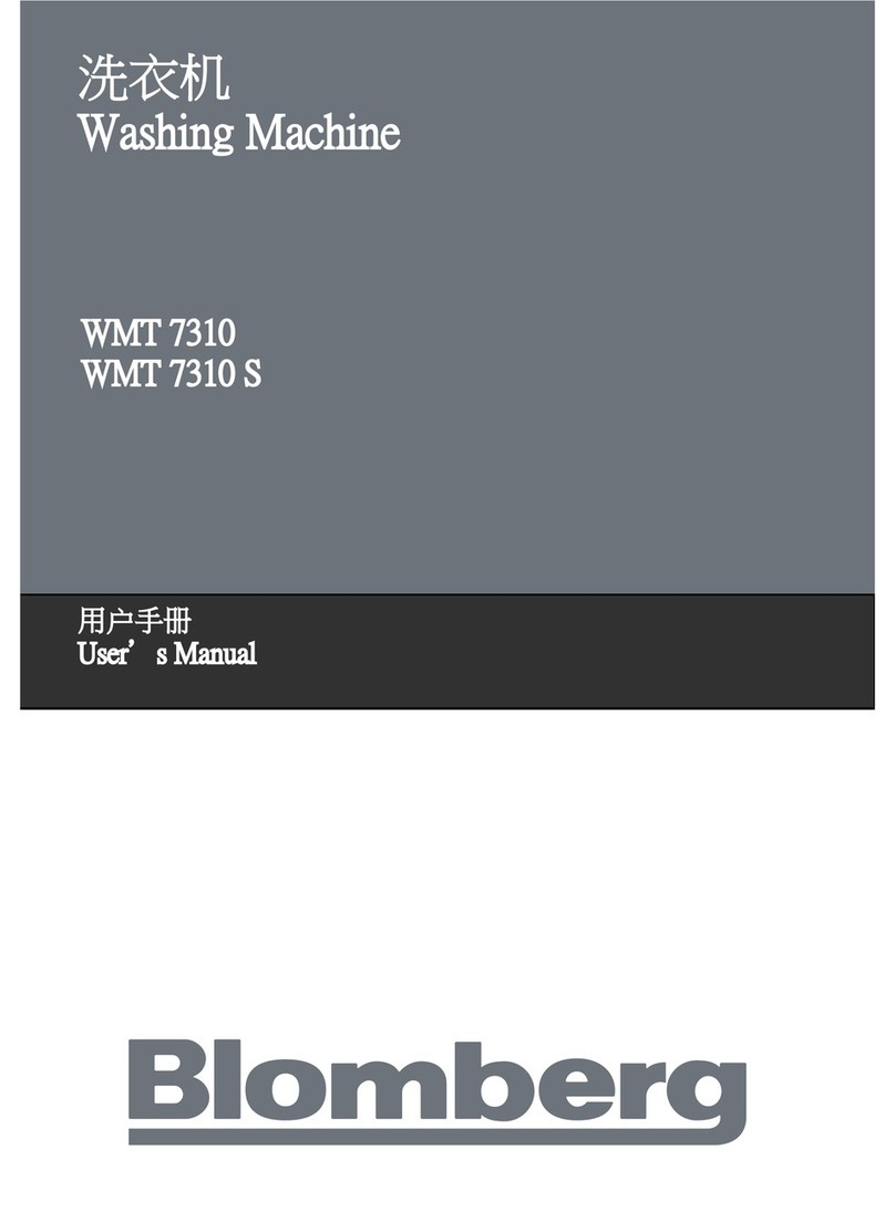 Blomberg WMT 7310 S user manual
