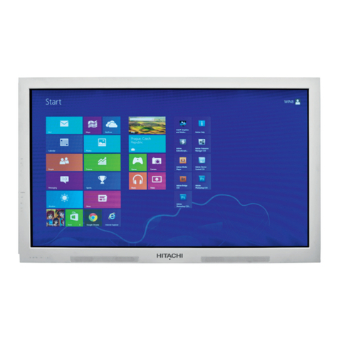 Hitachi HIT-FHD6500PC Touch User manual