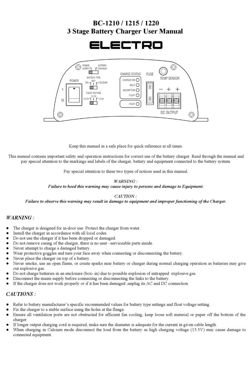 Electro BC-1210 user manual