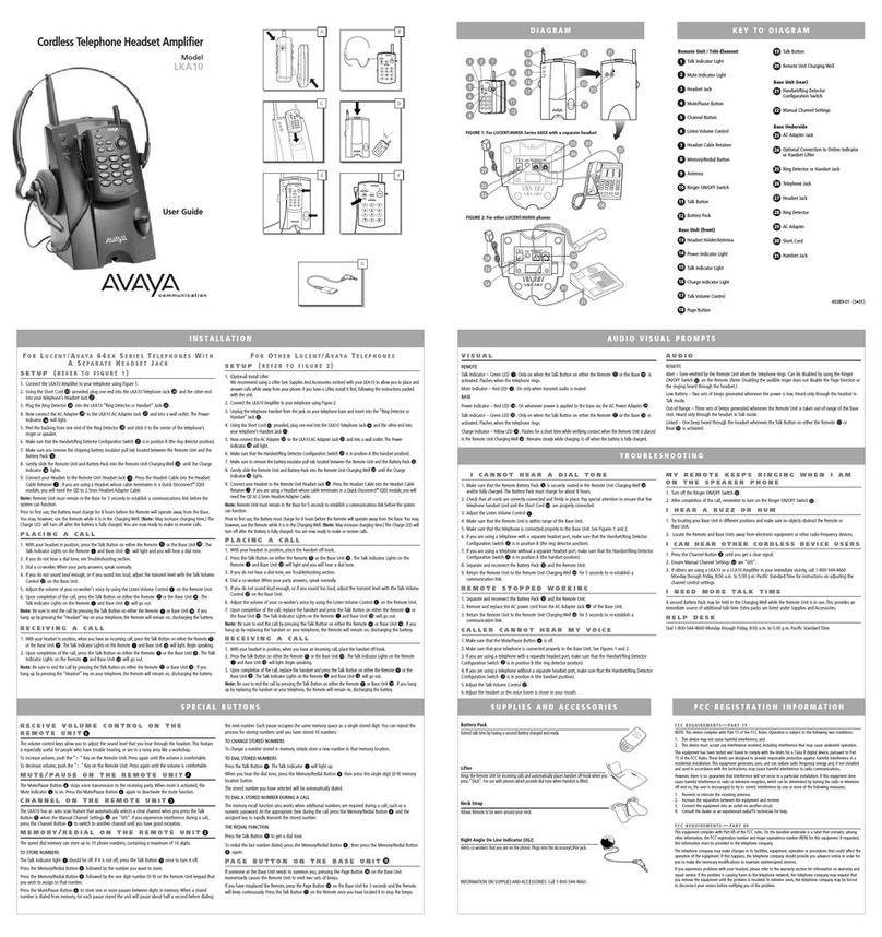 Avaya LKA10 user guide