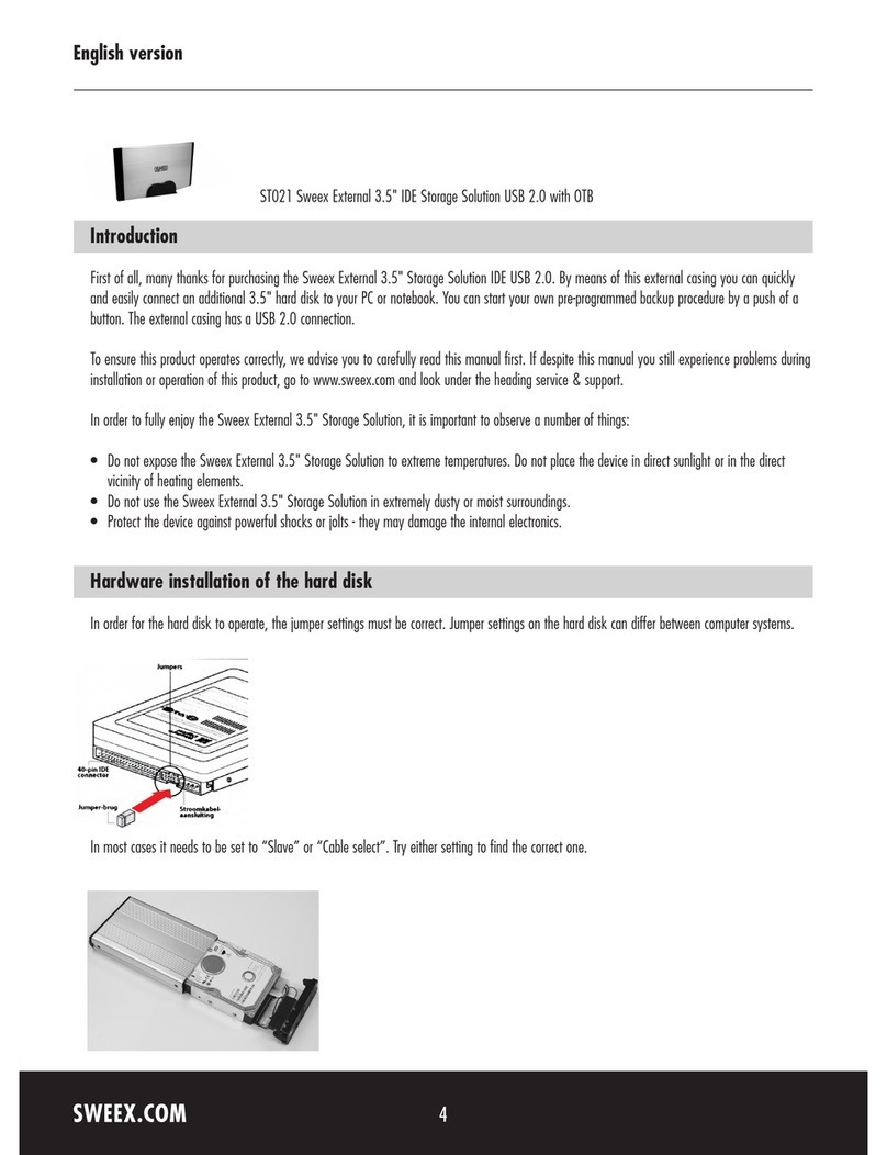 SWEEX ST021 user manual