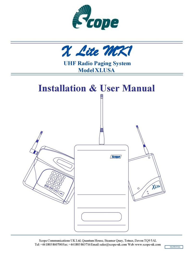 scope XLUSA Instruction Manual