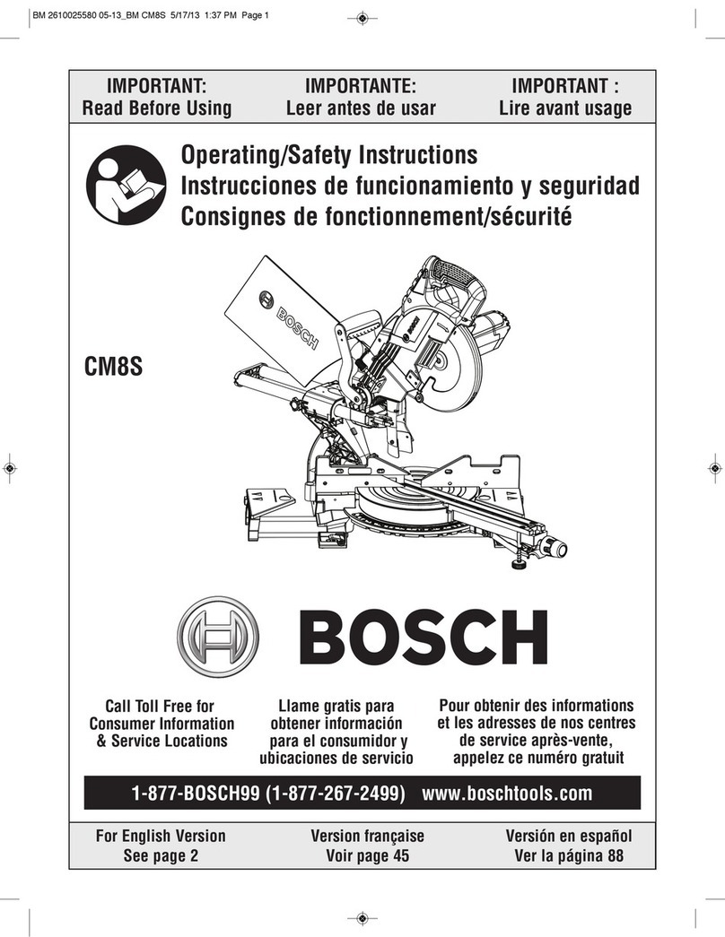 Bosch CM8S Assembly instructions
