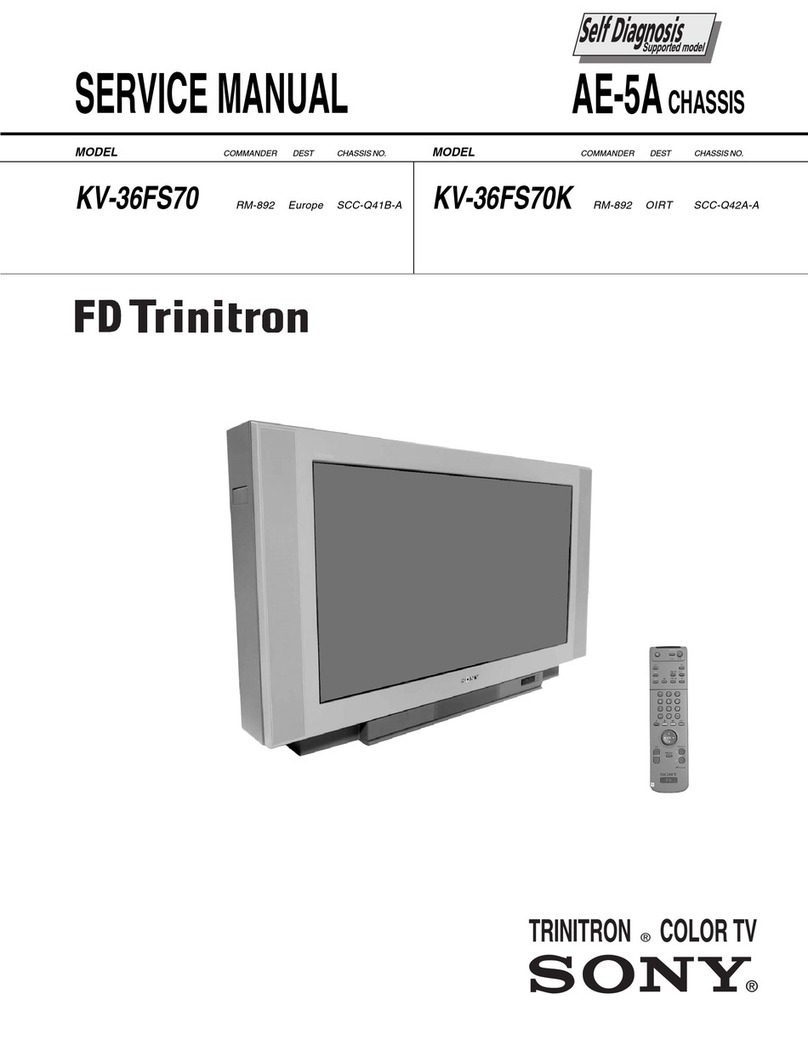 Sony Trinitron KV-36FS70 User manual