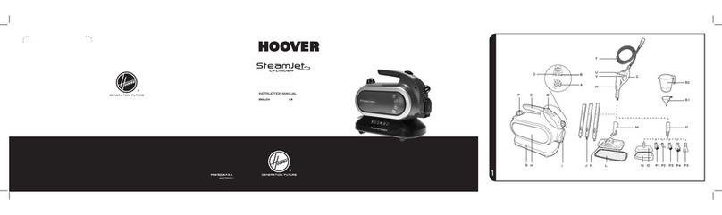 Hoover SteamJet Cylinder instruction manual