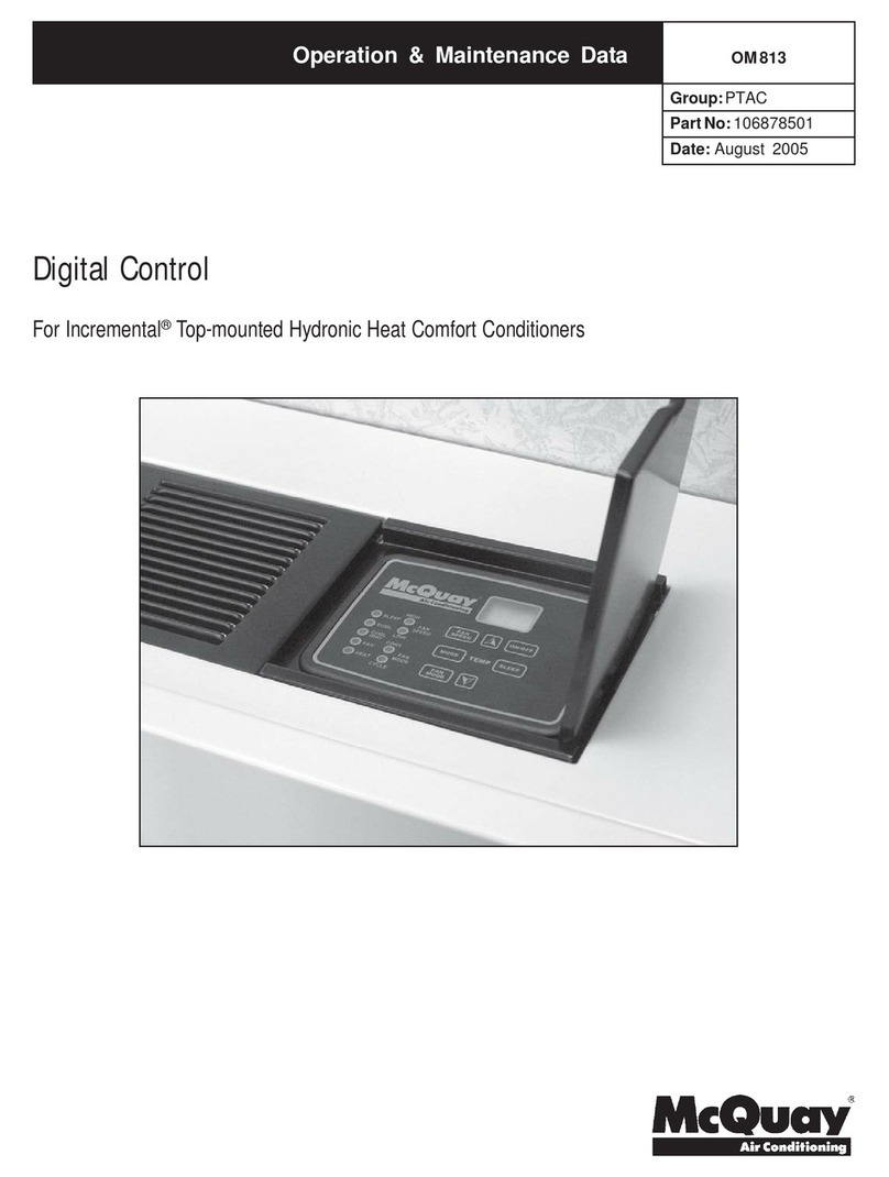 McQuay OM 813 Installation guide
