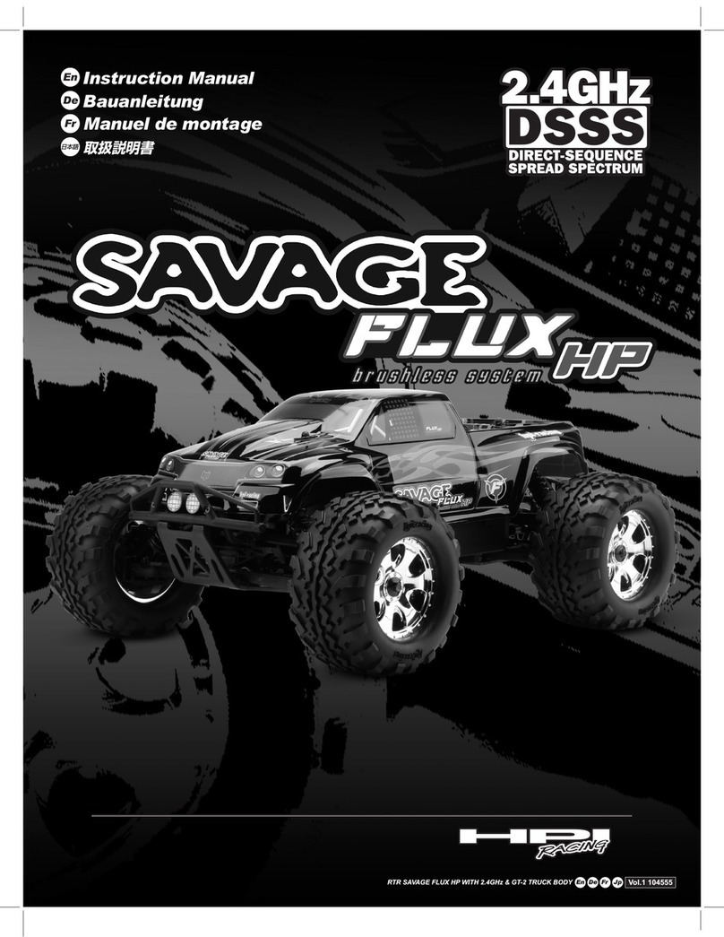 HPI Racing Savage Flus HP User manual HPI Racing Savage Flus HP User manual