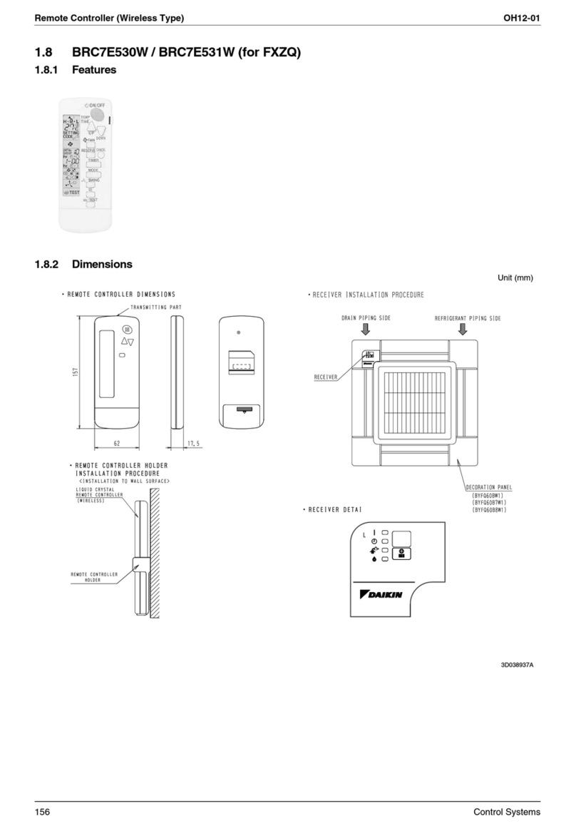 Daikin BRC7E530W user manual